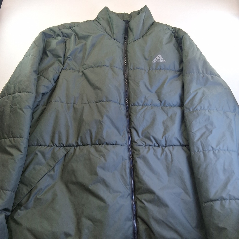 Adidas Men's Puff Jacket Green Size XL